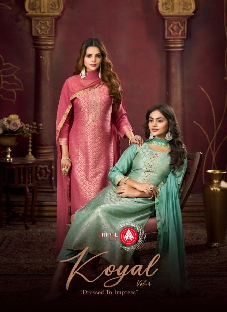 Koyal Vol 4 By Triple Aaa Muslin Wholesale Designer Salwar Suits Suppliers In Mumbai
